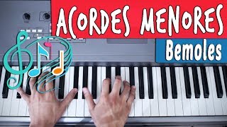 Aprende Cómo Tocar Todos Los Acordes Bemoles Menores En Piano [upl. by Gherlein]