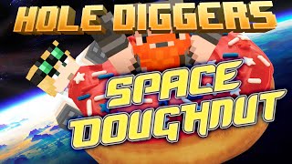 Minecraft  Giant Space Doughnut  Hole Diggers 34 [upl. by Derdle]