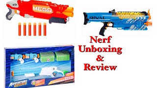 Nerf Unboxing And Review Nerf War [upl. by Powel]