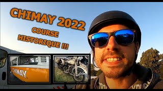 Chimay 2022 course moto historique belge la dangereuse Départ course écuries paddock🏁Classic bikes [upl. by Bartley]