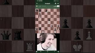 Brilliant Stalemate  Chess Tactics chess brilliant tactics shorts trending sports stalemate [upl. by Imer]