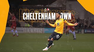 Cambridge United v Cheltenham Town highlights [upl. by Anuaek930]