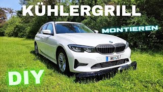 BMW 3er Kühlergrill DIY Anleitung montieren [upl. by Alger]