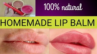 How to make lip balm at home 🏡😊 LIP TINT HYDRATED LIP BALM AT HOME lipbalm trending 2024 diy [upl. by Oidale]