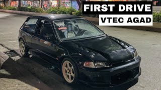 HONDA CIVIC EG FIRST DRIVE SHE RUNS SO GOOD [upl. by Ettevram]