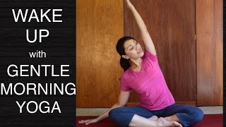 Gentle Morning Yoga Routine  15 Minutes [upl. by Hamlin]