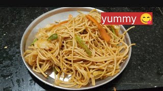 வெஜ்நூடுல்ஸ் veg hakka noodles recipe in Tamil 🍜restorentstyle homemade [upl. by Alexina4]