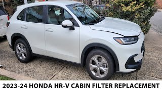 How To RemoveReplace 202325 Honda HRV Cabin Air Filter [upl. by Oilalue]