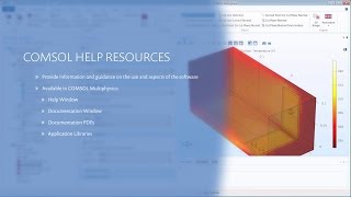 How to Use the Help Tools and Resources in COMSOL Multiphysics® [upl. by Villiers]