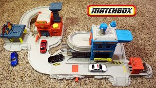 Matchbox Rescue Station Playset  Unboxing and Demonstration [upl. by Siana]