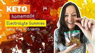 How to make ELECTROLYTE GUMMIES  KetoApproved [upl. by Latsyrd104]