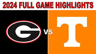 Georgia vs Tennessee 2024  Full Game Highlights Every Play  College Football Week 12  1 Hr Dawgs [upl. by Niuq]