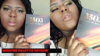 NEW MORPHE 3503 REVIEW SWATCHES amp MAKEUP LOOK [upl. by Genny]