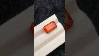 Stunning faceted hessonite gernet stone Weight 960 CRTDimension 1595mm [upl. by Eiten842]