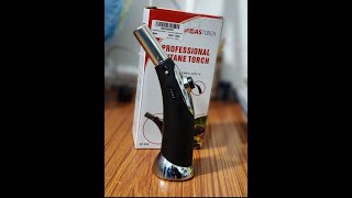 Zhart Blowtorch Butane Cooking Torch Curved for Easy Holding  blow torch GF922  zhart blowtorch [upl. by Claudius]