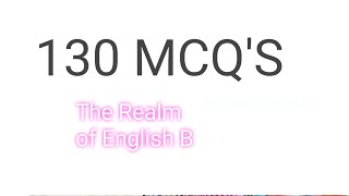 130 MCQS class11 thesecondcoming wbyeats therealmofenglish semester1 mcqs [upl. by Ellertnom]