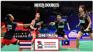 Superb Dechapol PuavaranukrohSupissara Paewsampran  Kumamoto Masters Japan 2024 Badminton [upl. by Altis]