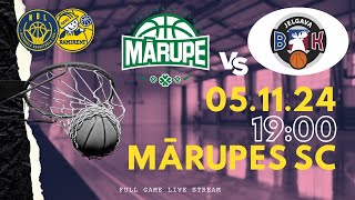 BK MārupeLU vs BK Jelgava  Ramirent NBL 20242025 [upl. by Dermot808]