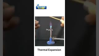 Thermal expansion how to learn physics tricks physics kaise sikhe physicsexperiments physicsonline [upl. by Matrona367]