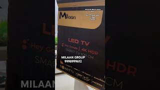 MILAAN SMART LED TV reels smarttv milaangroup trending shorts youtubeshorts [upl. by Sesylu95]