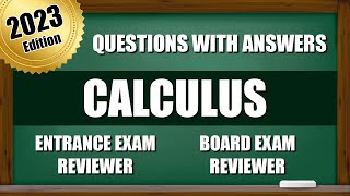 Entrance Exam Reviewer 2023  Questions with Answer for College and Senior High School  CALCULUS [upl. by Enotna258]