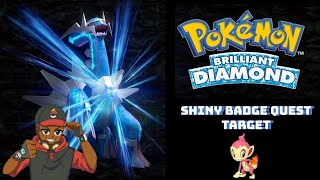 Pokémon Brilliant Diamond Shiny Badge Quest Chimchar Hunting [upl. by Ariadne]