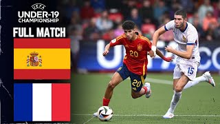 Full Match Spain vs France  U19 Euro Championship  July 22 2024 [upl. by Yates117]