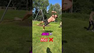 SALTO GAME 👾 Avec un FAIL ❌ shorts parkour [upl. by Genevra]