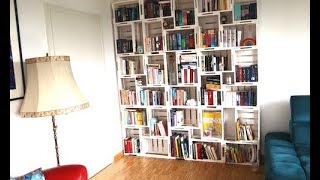 Bücherregal Tour 2018  Bookshelf  und Roomtour  Kalis Books [upl. by Esiole]