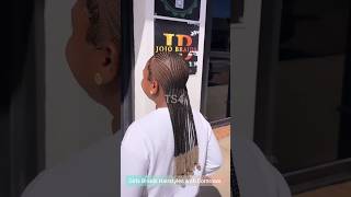 Girls Braids Hairstyles with Cornrows shorts braids hairstyles kidshairstyles [upl. by Neenaej]