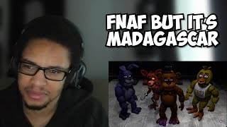 SFMFNAF Madagascar 3 Train scene but with FNAF Characters REACTION [upl. by Erotavlas378]