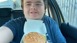 McDonald’s New Vegan McPlant Burger  Food review  Northwich [upl. by Azaleah]