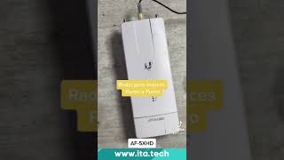 Airfiber AF5XHD Radio y antena para enlaces Punto a Punto Gigabit [upl. by Jenica]