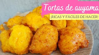 Tortas fritas de harina con queso y auyama Calabaza zapallo👉Receta fácil rápida y económica🤤 [upl. by Buehrer]