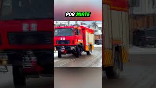 Os bombeiros apareceram para resgatála 👏❤️ [upl. by Rebme]