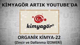 ORGANİK KİMYA22Zincir ve dallanma izomerliği [upl. by Feeney]