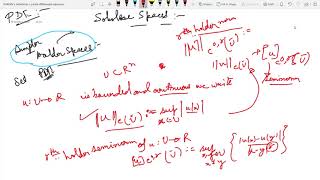 Partial differential equation Sobolev space [upl. by Wileen]