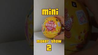 Mini Maker Show pt2 miniversemakeitminifood unboxing lofi daily resin music miniverse diy [upl. by Jeri]