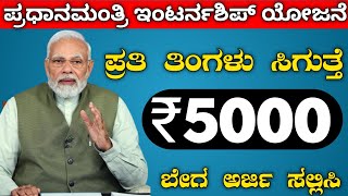 Pm internship program 2024 kannada pm internship program 2024 How to apply online kannada [upl. by Linneman]