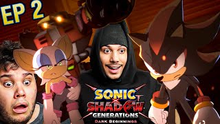 SONIC X SHADOW GENERATIONS Dark Beginnings Episode 2 REACTION [upl. by Itsirc]