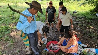 El viejon sorprendido con este poco de tilapias mira su reacción [upl. by Ojeillib]