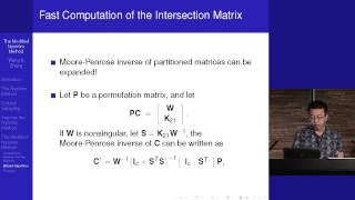 Efficient Algorithms and Error Analysis for the Modified Nystrom Method  Shusen Wang [upl. by Nanda]