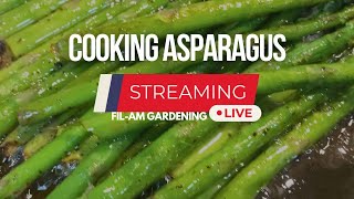 HOW TO COOK ASPARAGUS ASMR [upl. by Llennod525]