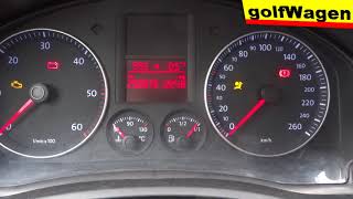 VW Golf 5 meta alarm test cause of airbag light on [upl. by Murphy]