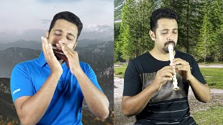 Amazing Grace  Recorder  Harmonica  Cover  Reuben Machado [upl. by Salema]