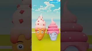 IceCream Song For Kids  Kids Song  KidloLand shorts youtubeshorts kidloland [upl. by Brandise283]