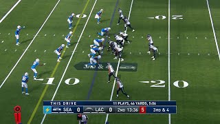 Seahawks first TD of 24 preseason comes via Brady Russells tacklebreaking effort [upl. by Gard46]