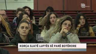 Korça gjatë Luftës së parë Botërore Konferencë shkencore ndërkombëtare në universitet [upl. by Eimam]