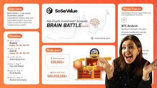 SOSOVALUE  Crypto news with SOSO  Brain Battle amp Refferal bonuses [upl. by Deth]