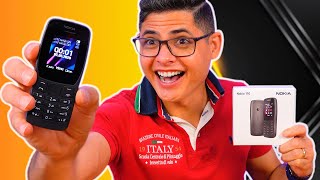 CELULAR BARATO DE VERDADE Nokia 110 o FAMOSO LANTERNINHA  Unboxing e Impressões [upl. by Ackler]